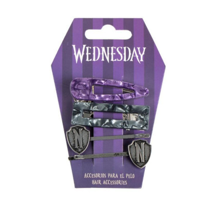 Sponky do vlasov 4 kusy Wednesday
