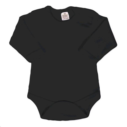 Body dlhý rukáv New Baby - čierne