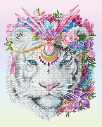 Diamantové maľovanie Bohémsky tiger Diamond Dotz