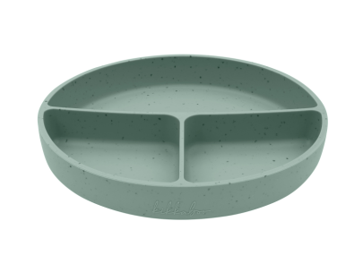 Tanier delený s prísavkou Platinum Silicone KikkaBoo