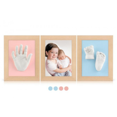 3D Memories odlievacia sada baby pre 3D odliatok ručičiek a nožičiek - tri jelšové rámčeky