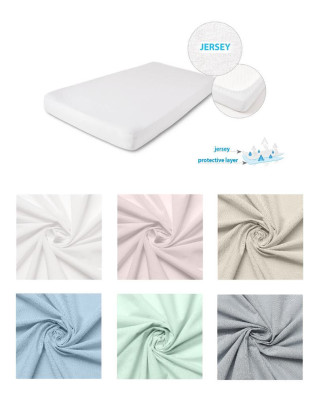 Nepremokavé prestieradlo jersey 60 x 120 cm Babymatex