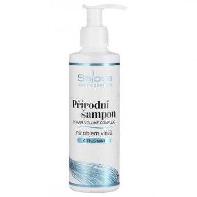 Prírodný šampón na objem vlasov 200 ml Saloos