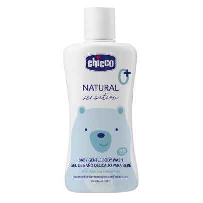 Sprchový gél s aloe a harmančekom Natural Sensation 200 ml, 0 m+ Chicco