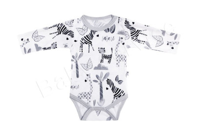 Rastúce body zavinovacie Safari šedá Česká výroba Babyservice