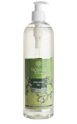 Sprchový gél Bazalka a bergamot 500 ml Nobilis Tilia