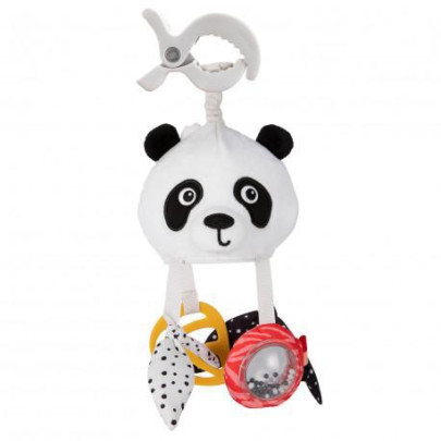 Senzorická závesná hračka Panda s klipom BabiesBoo Canpol babies