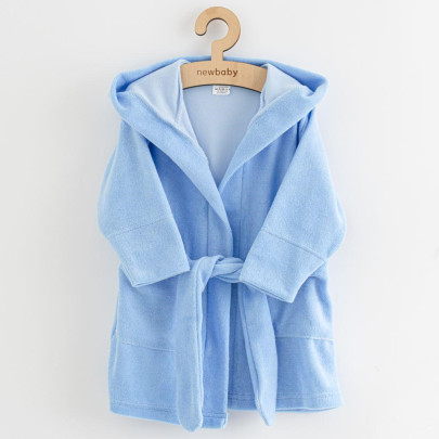 Detský froté župan New Baby blue