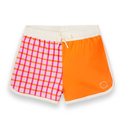 Plavky s UV ochranou Iconic Tartan Red KiETLA