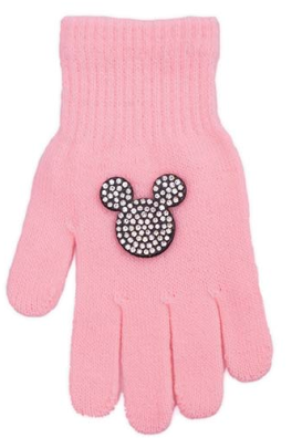 Zimné pletené rukavice prstové rukavice 9-13 rokov Mickey
