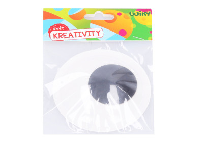 Oko pohyblivé samolepiace 10 cm