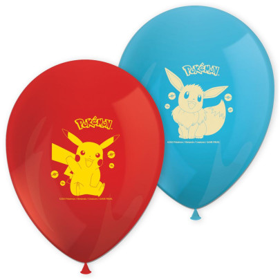 Latexové balóniky Pokémon 26 cm - 8 ks