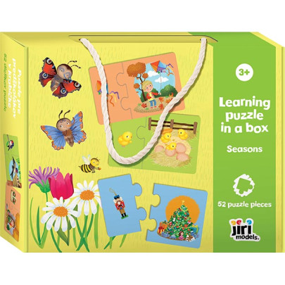 Puzzle pre predškolákov v krabičke Ročné obdobie