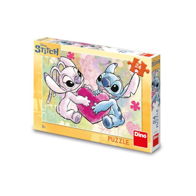 Stitch: Love story Puzzle 24 dielikov Dino