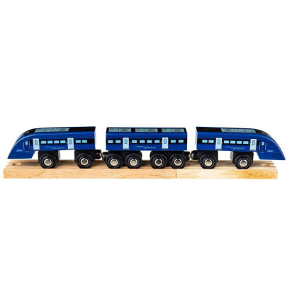 Rýchlik High Speed 1 modrý Bigjigs Rail