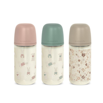 Fľaša sklo Wonderland new 240 ml fyziologická SX PRO +3 MF Suavinex
