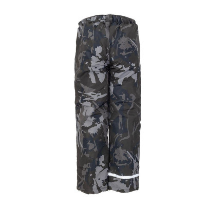 Nohavice športové chlapčenské podšité fleezom outdoorové, Pidilidi, camo