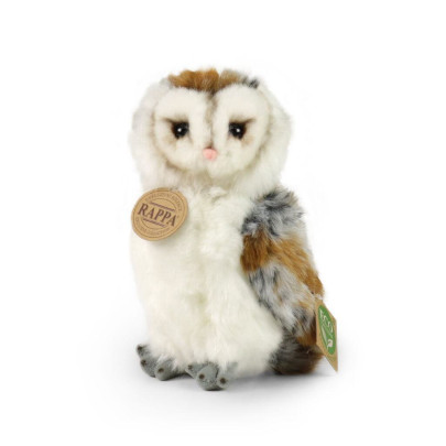 Plyšová sova pálená 17 cm Eco-Friendly Rappa