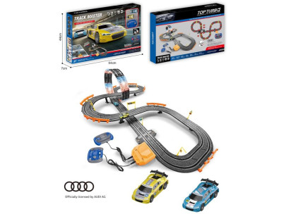 Autodráha s licenciou Audi na batérie, 140 x 88 cm