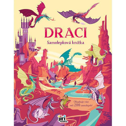 Veľká samolepková knižka Draci