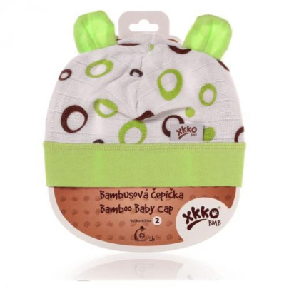 Bambusová detská čiapočka Kikko veľ. 2 (36-38cm)