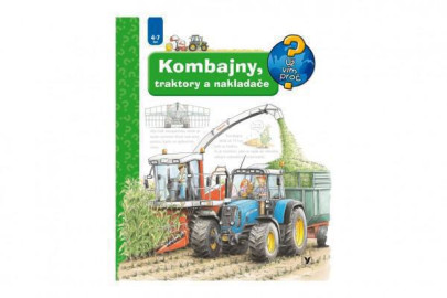 Knižka Kombajny, traktory a nakladače