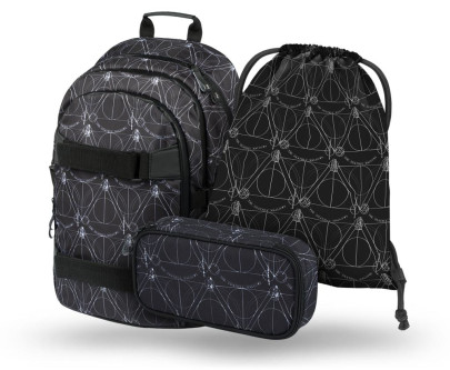 Set 3 Skate Harry Potter Dary smrti: batoh, etue, sáčok Baagl