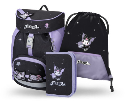 Set 3 Airy Kuromi Fortune Dream: batoh, peračník, vrecko GRS Baagl