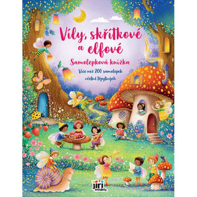 Veľká samolepková knižka Víly, škriatkovia a elfovia