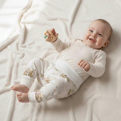 Dojčenské nohavice - buggy Medvedíky Baby service
