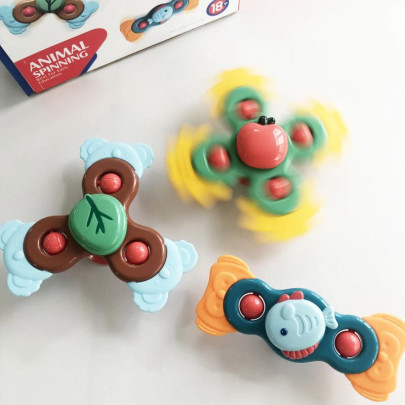 Baby spinnery - hryzátka s prísavkou 3 ks