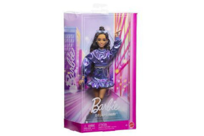 Barbie Deluxe modelka - Modré šaty