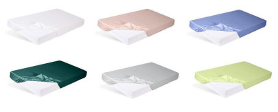 Bavlnená prestieradlo s gumou 60 x 120 cm Babymatex