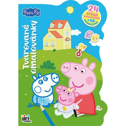 Tvarované omaľovánky Prasiatko Peppa