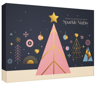 Adventný kalendár kozmetický Trblietavá noc