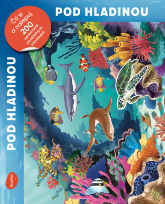 Čítaj a nalepuj - Pod hladinou kniha so samolepkami