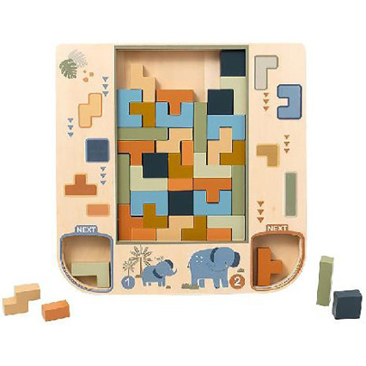 Drevené 3D puzzle Tetris Baby Mix