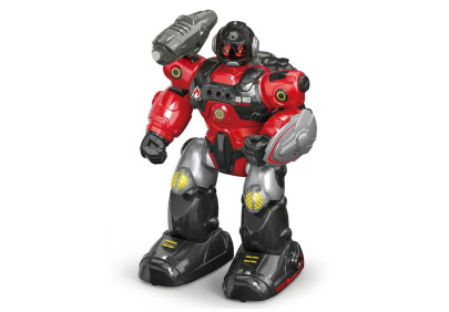 Robot hasič striekajúci vodu RC na diaľkové ovládanie 40 cm