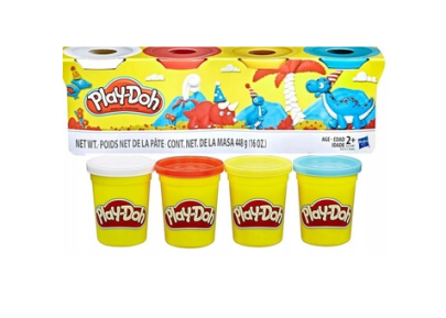 Play-Doh Wild Color 4 ks kelímkov Dinosaurus