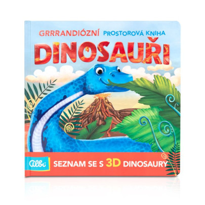 Priestorová 3D kniha - Dinosaury Albi