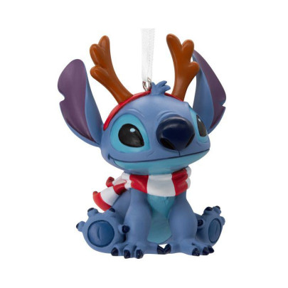 Vianočná ozdoba - Stitch s parohmi Albi