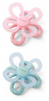 Silikónové hryzátko Flower BabyOno
