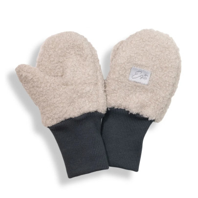 Zimné palcové rukavice Teddy fleece double Nature Esito