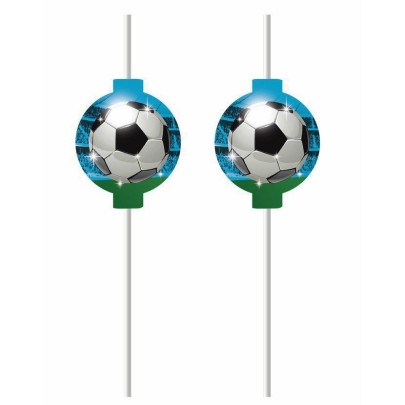 Slamky papierové EKO "Futbal" 4 ks