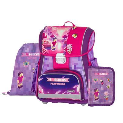 Školská súprava 3 ks Premium Playworld Girl