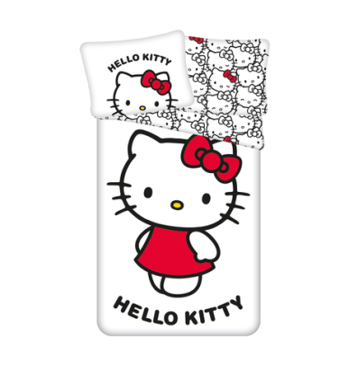 Obliečky Hello Kitty 140 x 200, 70 x 90 cm Jerry Fabrics