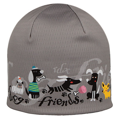 Chlapčenská funkčná čiapka s fleecom Picowinter Friends šedá RDX