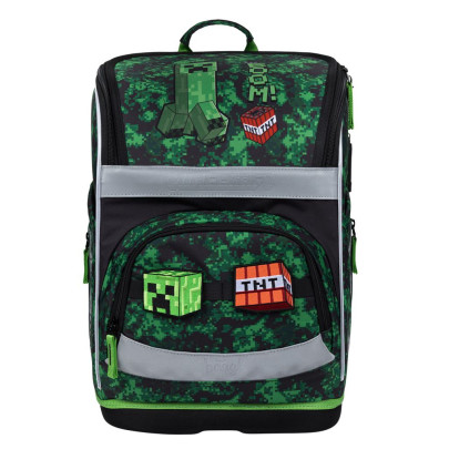 Školská aktovka Zippy Plus Minecraft Boom Baagl