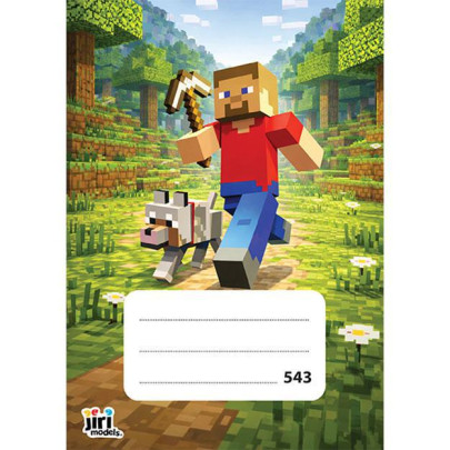 Školský zošit 543 (A5) Videogames Minecraft