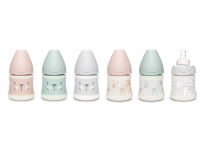 Premium fľaša Suavinex pomalý prietok 150 ml Hygge